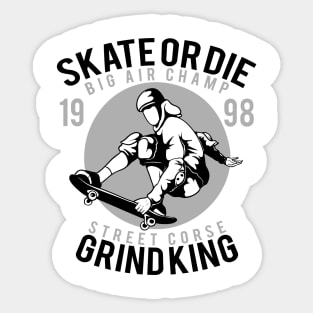 Skateboard Big Air Champ Grind King Sticker